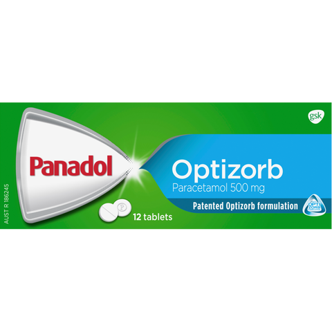 Panadol Optizorb Caplets 12pk
