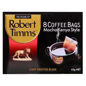 Robitimms coffee bags mocha 8s