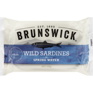Brunswick Wild Sardines In Spring Water 106g